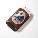 Black and Harlequin Great Dane Can or Bottle Hugger Cooler Sleeve for Standard 12 oz Cans, Insulated Foam Beer & Soda Can Hugger Reusable