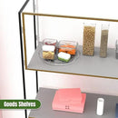 URALFA Lazy Susan Organizer for Cabinet 2 Pack, 10.6" Clear Lazy Susan Turntable Rotating Organizer, Plastic Organization and Storage Spinning Spice Rack for Kitchen, Bathroom, Pantry, Fridge, Table by CozyNest Decor