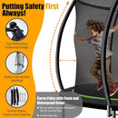 Trampoline for Kids, Heavy Duty Recreational Trampolines Toddler Trampoline with Enclosure Net Ladder Indoor Outdoor Trampoline CPC Approved by TinyTreasures Baby Boutique