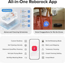 roborock Qrevo S Robot Vacuum and Mop, Self-Drying, Auto Mop Washing, 7000Pa Suction, Self-Emptying & Refilling, 10mm Auto Lifting, 200RPM Spinning Mops, Smart Obstacle Avoidance, Black by CozyNest Decor