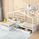 L Shape Platform Bed With 3 Storage Drawers by HouseOfZazla