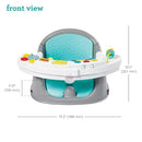 Infantino Music & Lights 3-in-1 Discovery Seat & Booster, Toddler Booster Seat for Dining Table or Kitchen Chair, Baby Activity Center & Snack Tray, Teal by TinyTreasures Baby Boutique