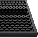 Silicone Drip Mat - 1/2 Inch Thick, Heat-Resistant and Food Safe - Counter Top, Coffee Bar or Restaurant - Drying Mat for Glasses - 18x12 Inches by CozyNest Decor