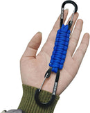 BRAVESHINE Paracord Keychain Carabiner Clip, D Ring Lanyard Hanger Stroller Hook for Water Bottle, Key, Backpacks, Men, Women by TinyTreasures Baby Boutique