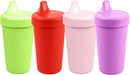 Re-Play Sippy Cups for Toddlers - 10 Oz. Reusable Spill Proof Cups for Kids, Dishwasher/Microwave Safe - Made in USA - Set of 4-3.13" x 6.25" - Grinchmas by TinyTreasures Baby Boutique