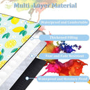 Extra Large Picnic Blanket Waterproof,80"x 80"Foldable Machine Washable Beach Blankets,Outdoor Blanket for 6-8 Adults,Picnic Mat Suitable for Indoor Crawling,Park Beach,Camping,Hiking,Travel(Lemon) by TinyTreasures Baby Boutique