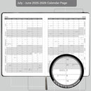 2025-2026 Appointment Book & Planner - Jul 2025 - Jun 2026, Daily Hourly Planner, 5.75" X 8.25", 60-Minute Interval, Faux Soft Leather Cover, Premium Paper, Academic Calendar, Pen Holder, Inner Pocket by TinyTreasures Baby Boutique