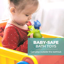 Hely Cancy Infant Bath Toys for 18 Months - No Hole Animal Bathtub Toys, Baby Bath Tub Toys by TinyTreasures Baby Boutique