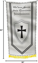 The Order of Brother of the German House of Saint Mary Jerusalem Teutonic Order 3x5" Flag Banner- Religious & Military Nature, Teutonic State in Prussia, Christian Humanitarian & Cultural Organization by GreenHaven Gardens