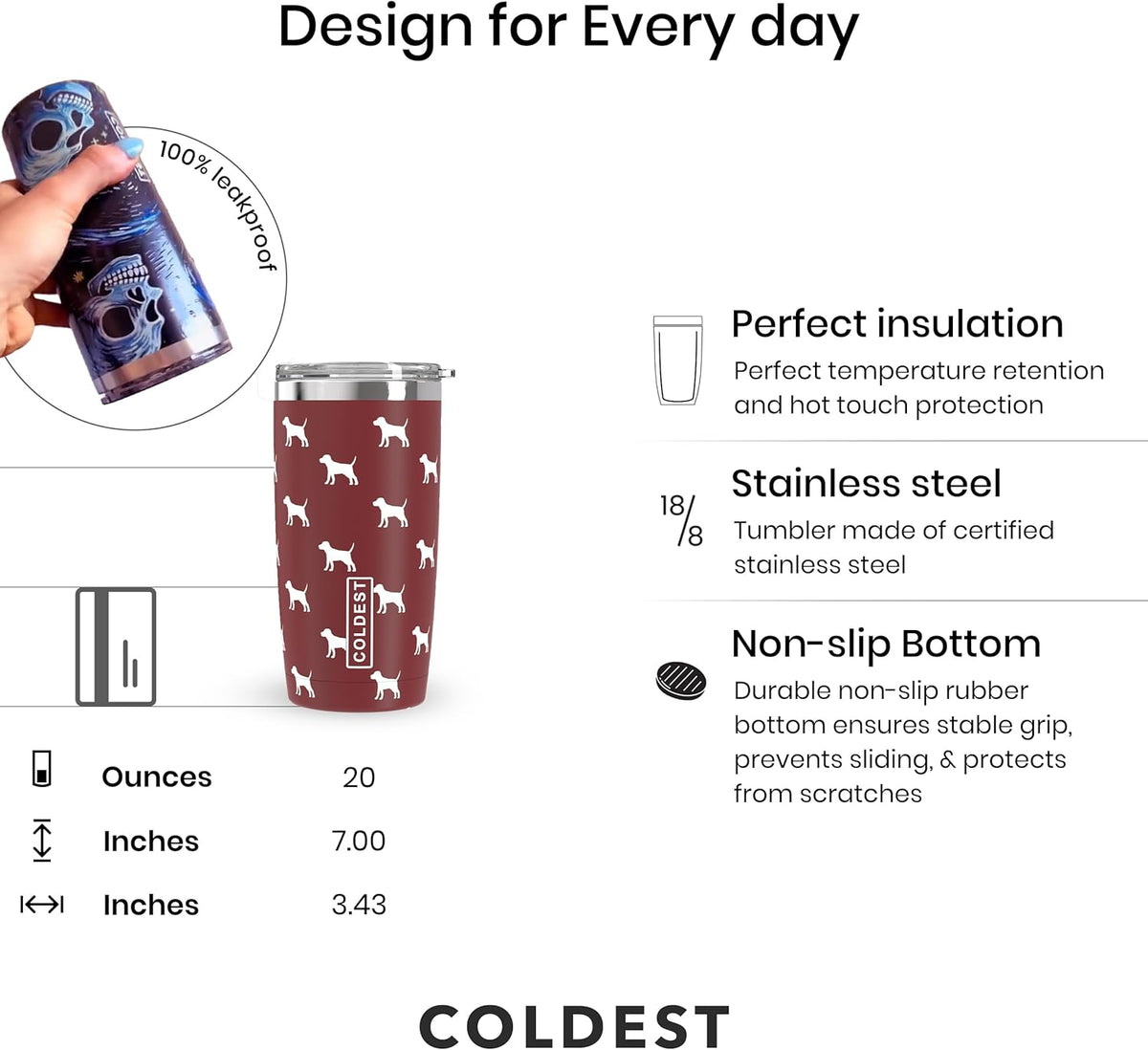 Coldest 20 oz Tumbler v2, photo 5 of 106