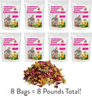 Pampered Chicken Mama Best Eggs Ever! Nesting Herbs for Chickens (8 Pounds Total) for Chicken Nesting Boxes Calcium Supplement for Chickens | Chicken Feed Supplies, Hen Treats for Coops (8 Bags) by GreenHaven Gardens