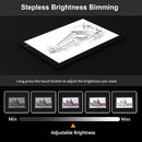 A4 Light Box for tracing,Ultra-Thin Magnetic led Light pad for Drawing,Stepless dimming lightbox for Sketching,Tattoo, Light Table for Artists,Diamond Painting,X-ray Viewing by TinyTreasures Baby Boutique