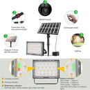 CLY LED Solar Lights Outdoor IP66 Waterproof, Bright Solar Dusk to Dawn Light 5000mah, Adjustable Angle, Solar Powered Security Flood Light 5M Cable for Wall Porch Shed Barn 2700K 4000K 6000K by GreenHaven Gardens