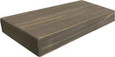 Joel's Antiques - 18 Inch Wooden Floating Shelves for Wall - 18x8x2 in - Made of Natural Wood - Short Heavy Duty Rustic Wall Shelves for Bedroom - Perfect for Living Room, Kitchen - Grey