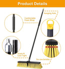 18 Inches Push Broom Outdoor- Heavy Duty Broom with 63" Long Handle for Deck Driveway Garage Yard Patio Concrete Floor Cleaning by GreenHaven Gardens