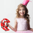 EastRock Double Row Tambourine,Metal Jingles Hand Held Percussion-Half Moon Tambourine for Kids, Adults, KTV, Party (Red) by TinyTreasures Baby Boutique