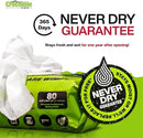 Crocodile Cloth PowerScrub - 80 Dual Surfaced Cloths, 10in X 15in. Large, Moist, Absorbent and Disposable Cleaning Cloths. Safe on Skin and Multiple Surfaces. (6500-080) by CozyNest Decor