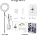 LORDEM Grow Light, Full Spectrum LED Plant Light for Indoor Plants, Height Adjustable Growing Lamp with Auto On/Off Timer 4/8/12H, 4 Dimmable Brightness, Ideal for Small Plants by GreenHaven Gardens