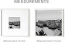 HAUS AND HUES Square Picture Frames - 8x8 Set of 25, Wooden Frames with Mat, White Oak Finish by CozyNest Decor
