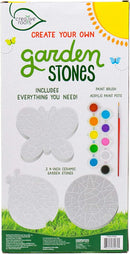 Creative Roots Paint Your Own Butterfly, Ladybug & Sun Stepping Stone by Horizon Group USA, 1 box of 3 count by TinyTreasures Baby Boutique