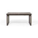 Outdoor Expandable Acacia Wood Dining Table With U-Shaped Leg by HouseOfZazla