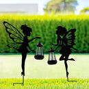 Solar Fairy Garden Decor Lights, 2 Packs, Metal Hanging Lanterns with Warm Solar Glow – Exquisite Gifts for Women, Mom, Friends (Fairy Hanging Lantern) by CozyNest Decor