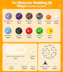 Organic Chemistry Model Kit-404 PCS,Portable Molecular Model Kit for Chemistry Classes,Atomic Element Model Set for Organic＆Inorganic Learning,Supply to Students ＆ Teachers by TinyTreasures Baby Boutique