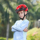 Kids Bike Helmet, Youth Toddler Boys Girls Helmets, 2 Size Adjustable for Ages 2-3-5-8-14 Years, Child Helmet with Visor and LED Light, Lightweight Multi-Sport Bicycle Scooter Cycling Helmets by TinyTreasures Baby Boutique