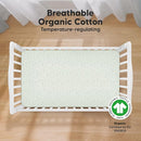 KeaBabies 2-Pack Organic Crib Sheets for Boys, Girls - 52x28 Fitted Crib Mattress Sheet Neutral, Breathable Jersey Cotton Cover for Baby Bed, Toddler Mattress, Soft & Cute Prints (Tropic Oasis) by TinyTreasures Baby Boutique