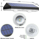 Solar Fence Lights Outdoor - 2700/4000/6000K 3 Mode, IP65 Waterproof Fence Solar Lights Outdoor, Fence Light Solar Powered for Outside, Backyard/Railing/Step/Patio/Stair Railings and Wall (8 pack) by GreenHaven Gardens