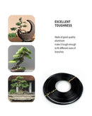 Bonsai Wire, 6 Sizes of 1mm, 1.5mm, 2mm, 2.5mm, 3mm, 4mm Black Aluminum Wire, Total 152 Feet Bonsai Tool Kit, 300 Grams Bonsai Tree Wire for Bonzai Trees Indoor by MoHern by GreenHaven Gardens