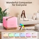 ASAKUKI 700 ml Premium Essential Oil Diffuser, 5 in 1 Ultrasonic Aromatherapy Fragrant Oil Vaporizer Humidifier, Timer and Auto-Off Safety Switch, 7 LED Light Colors by TinyTreasures Baby Boutique