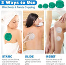 15Pcs Cupping Therapy Set-Professional Silicone Cupping, Suitable for Facial Body Massage/Deep Myofascial Release/Pain Relief/Muscle Relaxation & More (Green,15pcs) by CozyNest Decor