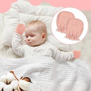 8 Pairs Newborn Baby Muslin Mittens 0-6 Months No Scratch Elastic Wrist Soft Breathable Gloves Bulk Cotton for Infant by TinyTreasures Baby Boutique