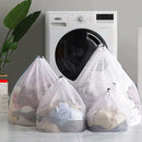 4Pcs Mesh Laundry Bags Washing Machine Mesh Wash Bags for Clothes,Underwear,Lingerie, Bed Linen with Drawstring Closure Sturdy(4 Size) by TinyTreasures Baby Boutique