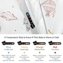 Baby Sleep Sack 18-24 Months, Cotton Detachable Long Sleeve Sleep Sack, 2.5 Tog Toddler Sleeping Sack with Temperature Strips, 2-Way Zipper Wearable Blankets for Newborns, Hot Air Balloon by TinyTreasures Baby Boutique