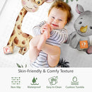 79 x 71 Foldable Large Play Mat for Babies, Non Toxic Foam Play Mat, Thick & Waterproof Baby Playmat for Floor, Anti-Slip Baby Playpen Mat for Toddlers by TinyTreasures Baby Boutique