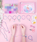 DUDUCOFU 900Pcs Mermaid Bracelet Making Kit for Girls Kids Charm DIY Beads for Jewelry Making, Friendship Bracelet Kit with Ocean Pearl Shell Butterfly Beads for Bracelet Necklace Making by TinyTreasures Baby Boutique
