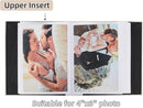 RECUTMS Photo Album 4x6 52 Photos - Small Mini Capacity Premium Leather Cover, Small Capacity Pictures Book Easy to Classify and Portable for Wedding Family Baby Vacation(Beige) by TinyTreasures Baby Boutique