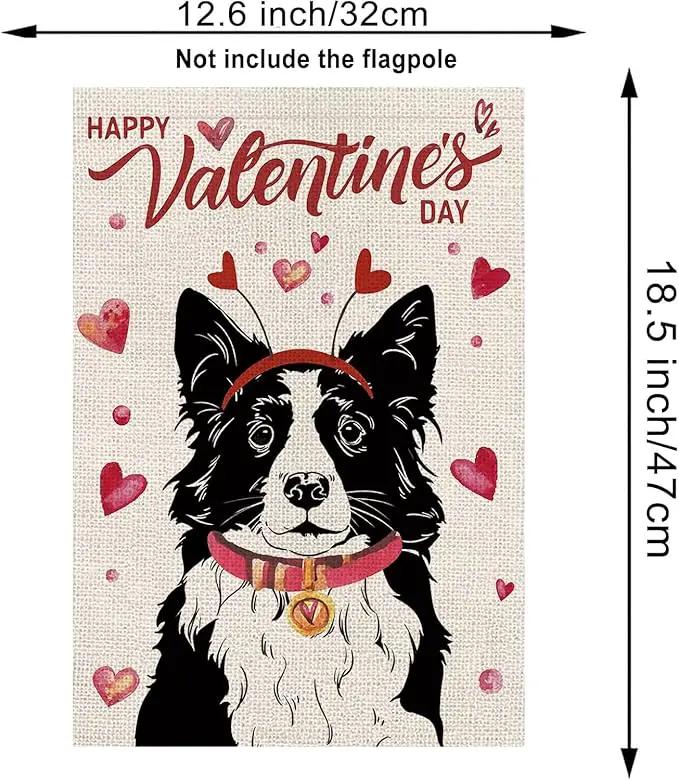 Seasonal Garden Flags Border Collie Double Sided Flags Set of 11 Holiday Farmhouse Indoor Outdoor Yard Lawn Christmas Gifts Decorations 12.5x18 Inch, photo 2 of 5