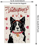 Seasonal Garden Flags Border Collie Double Sided Flags Set of 11 Holiday Farmhouse Indoor Outdoor Yard Lawn Christmas Gifts Decorations 12.5x18 Inch by GreenHaven Gardens