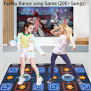 Dance Mat for Kids and Adults, Flannel Dance Pad for Kids Toys, Soft TV Dancing mat,Plug & Play Family Game,Xmas Gifts Idea,Gifts for Girls & Boys Ages 3+,Double mat by TinyTreasures Baby Boutique