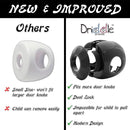Black - Door knob Baby Safety Cover - 5 Pack - Deter Little Kids from Opening Doors with A Child Proof Door Handle Lock - Driddle by TinyTreasures Baby Boutique