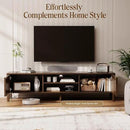 TV Stand for Living Room - up to 65 Inch TVs Mid Century Modern Entertainment Center with Storage and Adjustable Shelves, Media Console Table Walnut 59" by CozyNest Decor