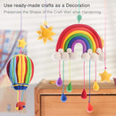 FlyFlag Air Dry Clay - 70 Colors, Ultra Light and Soft, Non-Toxic Modeling Clay for Kids with Tools and Tutorials, for Creative Play and Learning by TinyTreasures Baby Boutique