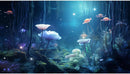 Aquarium Background Surreal Underwater Garden Fish Tank Background Lush Moss Aquatic Plants Tropical Style Landscape Terrarium Tank Backgrounds Under Sea World Aquarium Tank Wallpaper Poster 36x24in by GreenHaven Gardens