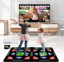 Music Double Dance Mat for Kids and Adults,64G Memory Card,Fitness Dance Games with MV/3D/Cartoon Dance Mode, 1000pcs Games and 81pcs MV 885pcs Songs for HDMI TV Fun Senior Flannel Materia by TinyTreasures Baby Boutique