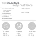 baby deedee Sleep nest Fleece Baby Sleeping Bag, Purple Rain, Small (0-6 Months) by TinyTreasures Baby Boutique