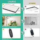 LBW Grow Lights for Indoor Plants Full Spectrum, 214 LEDs Plant Lights for Indoor Growing, Desk Plant Grow Lights Indoor with Timer 4/8/12H, 6 Dimmable Levels, Plant Lamp Height Adjustable 10"-26" by GreenHaven Gardens