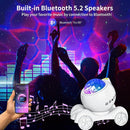 ENOKIK Star Projector, Galaxy Projector Built-in Bluetooth Speaker and 8 White Noise, Night Light for Kids Adults, Aurora Nebula Lamp for Home Decor/Relaxation/Party/Music/Gift (White) by TinyTreasures Baby Boutique